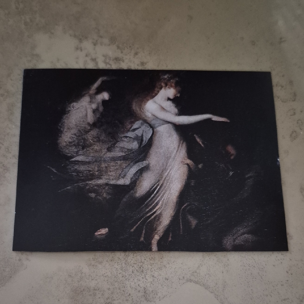 Elegant Art Print with Ethereal Figures
